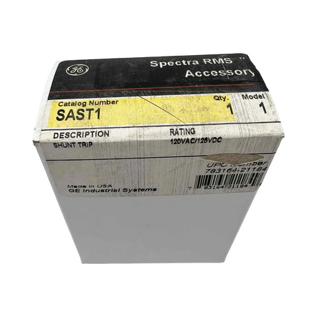Box labeled 'Spectra RMS Accessory' with GE branding on a white background