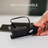 NEBO Slim+ 700 Lumen Rechargeable Pocket Light with Red Laser Pointer and Power Bank