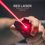 NEBO Slim+ 700 Lumen Rechargeable Pocket Light with Red Laser Pointer and Power Bank