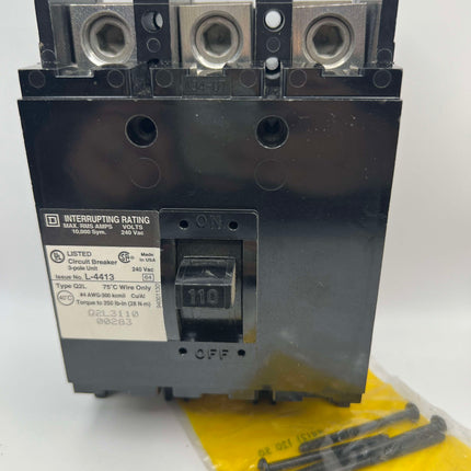 Square D Q2L3110 - 110 Amp Circuit Breaker