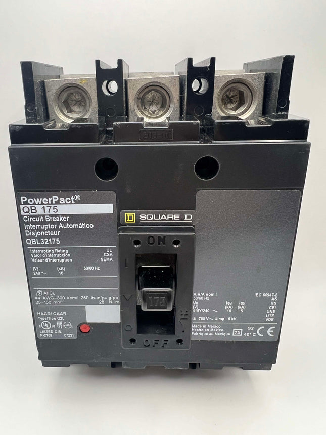 Square D QBL32175 - 175 Amp PowerPact Circuit Breaker