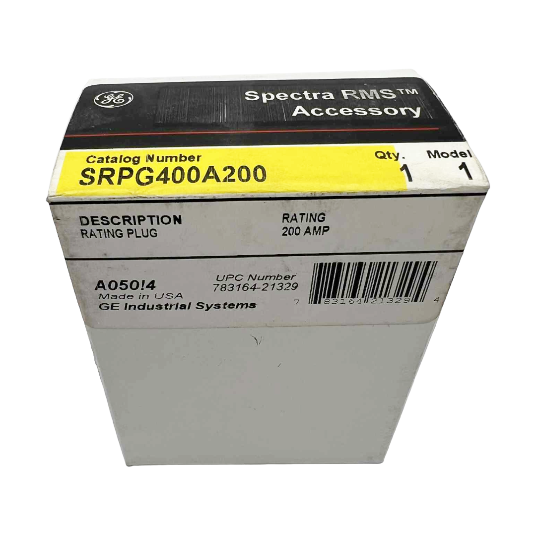 Box of Spectra RMS accessory with GE branding on a white background