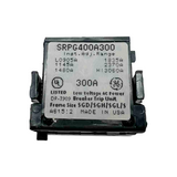 Electrical breaker trip unit with label on a white background