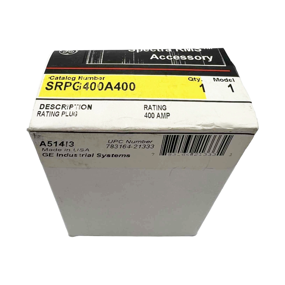 Box of GE Industrial Systems accessory with label on a white background