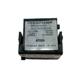 Relay with model number on a white background