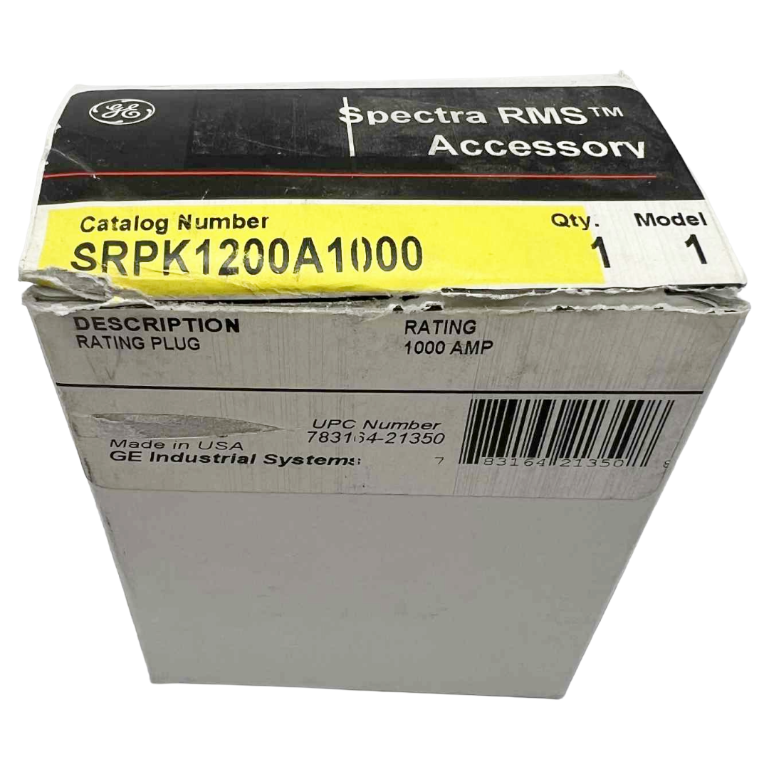 Box of Spectra RMS accessory with GE logo on a white background