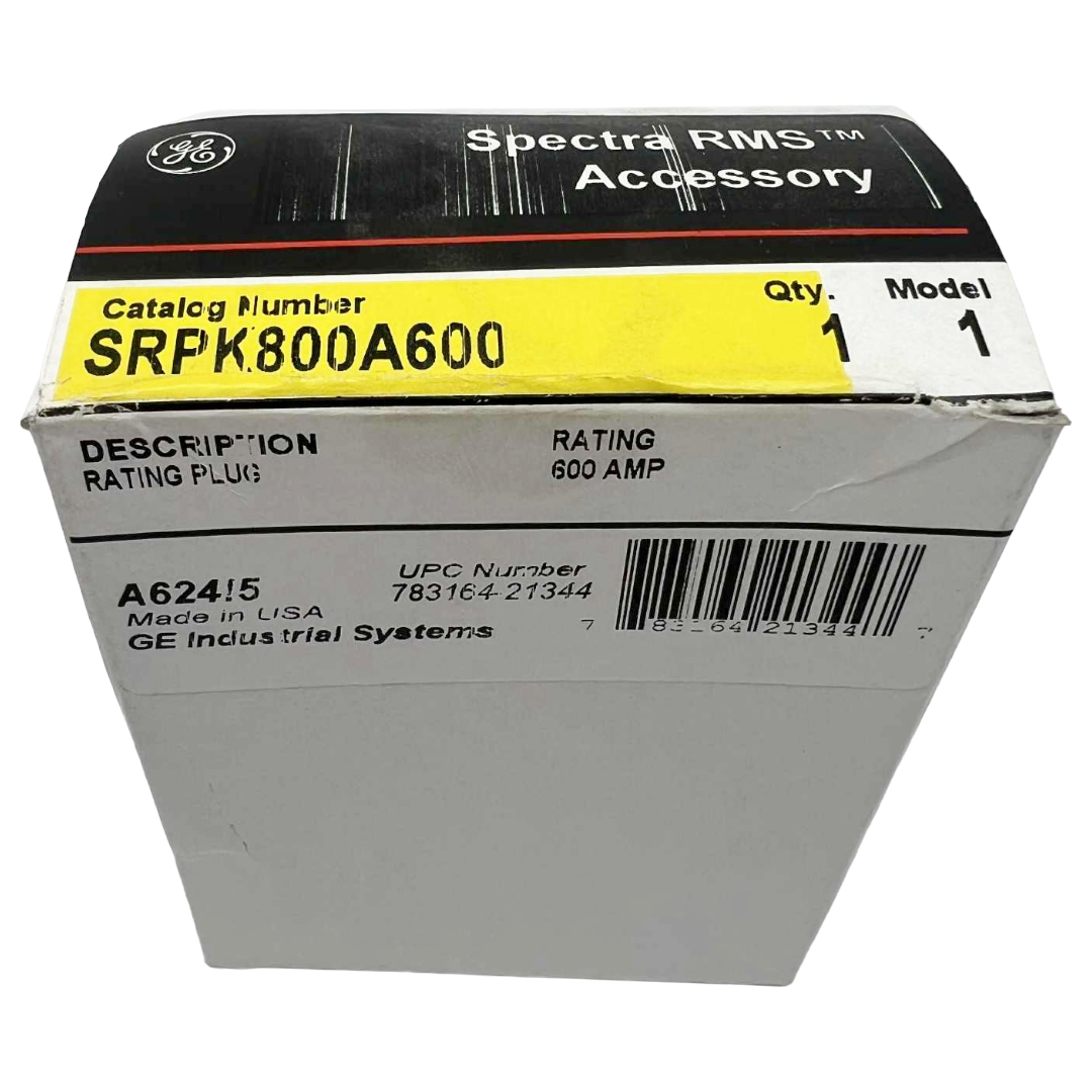 Box of GE Spectra RMS accessory with visible branding and product details.