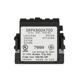 Electrical breaker trip unit with model number SRPK800A700 on a white background