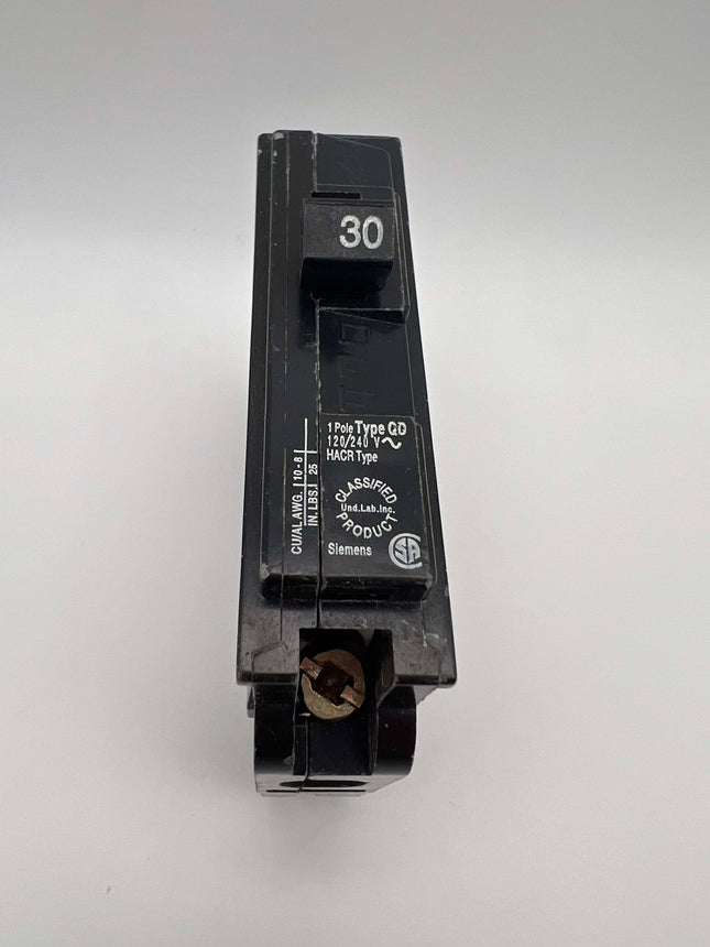 Siemens D130 - 30 Amp Classified Circuit Breaker