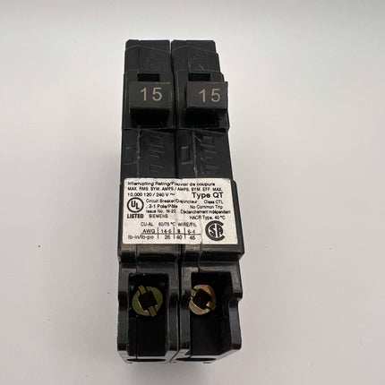 Siemens Q1515 - 15 Amp Tandem Circuit Breaker