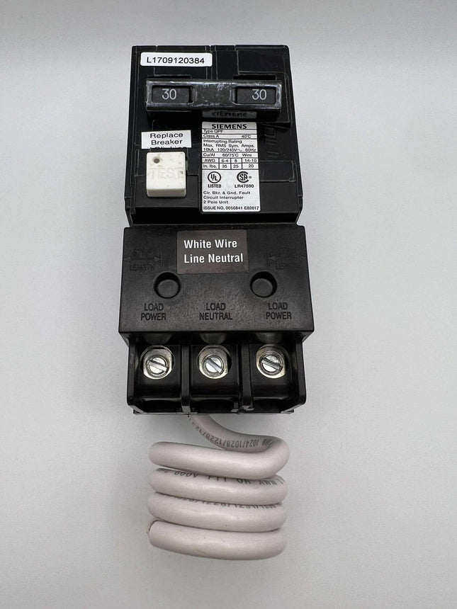 Siemens QF230A - 30 Amp Ground Fault Circuit Breaker