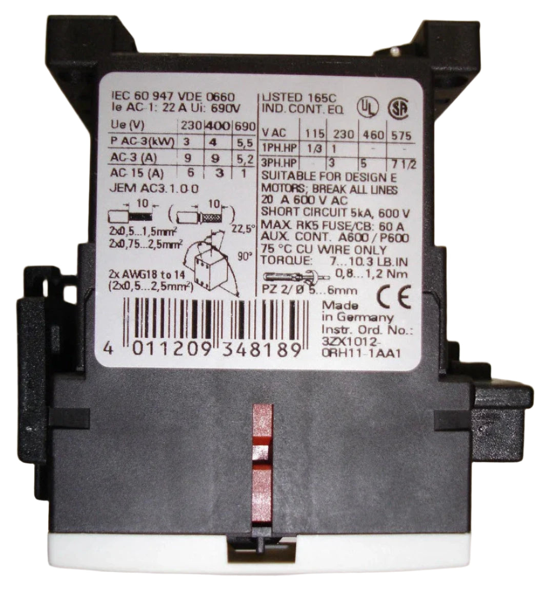 Siemens 3RR0T1602AK6 - 3 Pole Reversing Contactor