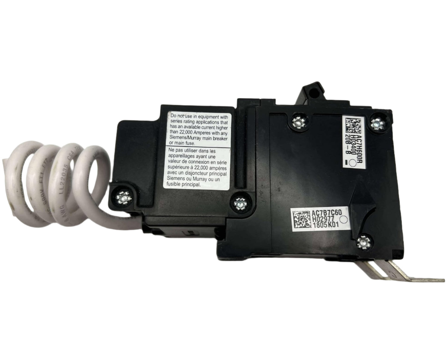 Siemens BF220A - 20 Amp Ground Fault Bolt-On Circuit Breaker