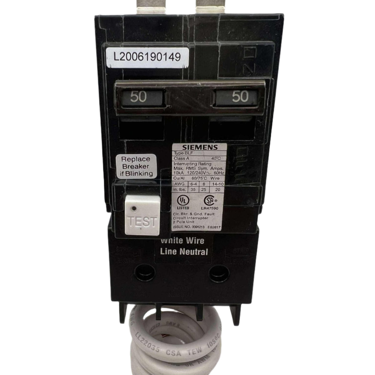 Siemens 50 Amp GFCI Bolt-On Breaker - BF250A | Arck Electric – Arck ...