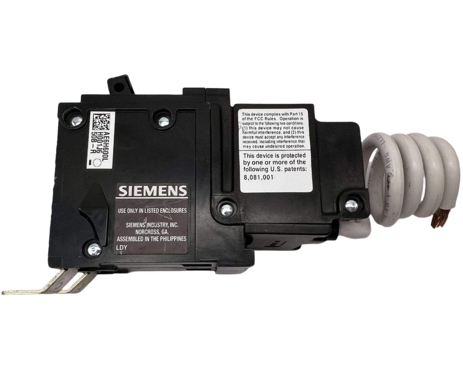 Siemens BF250A - 50 Amp Ground Fault Bolt-On Circuit Breaker