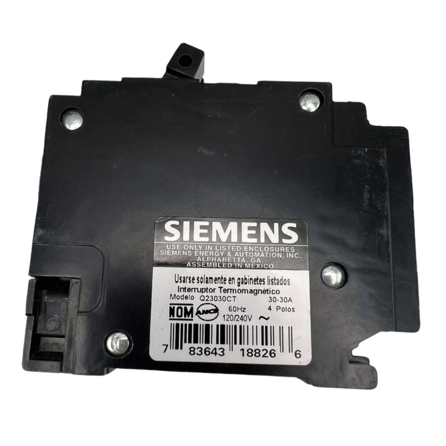 Siemens Q 30 Amp CT Triplex Circuit Breaker
