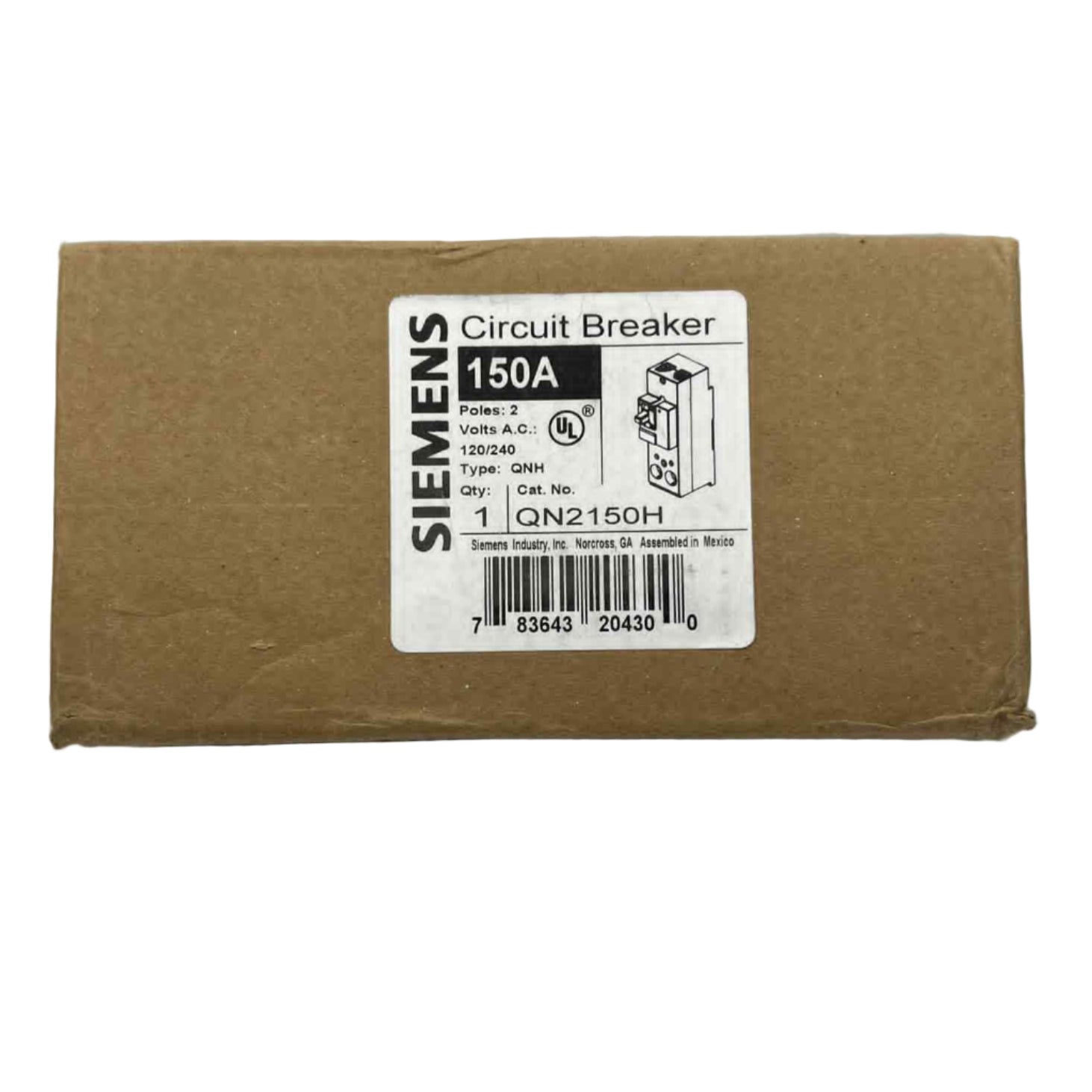 Siemens QNH 150 Amp Circuit Breaker