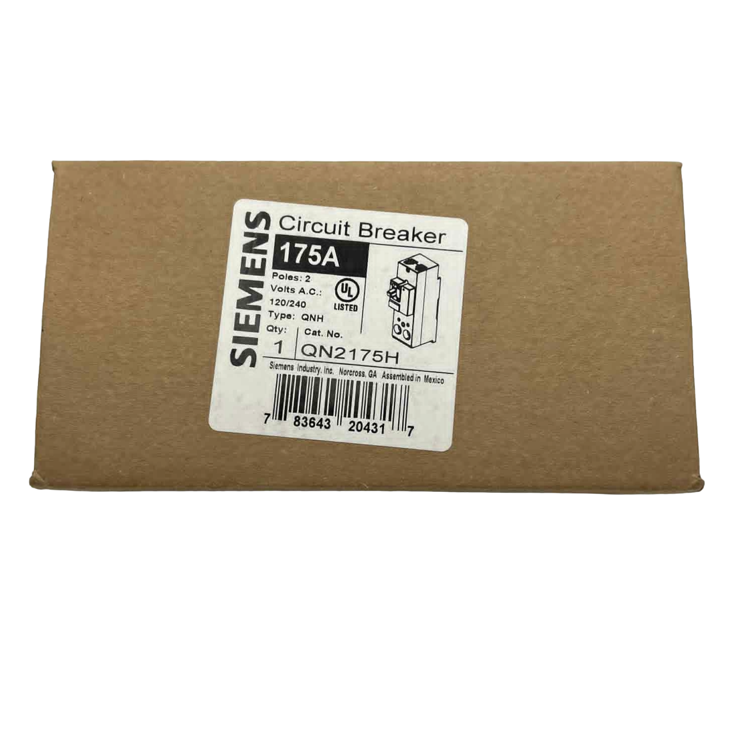 Siemens QNH 175 Amp Circuit Breaker