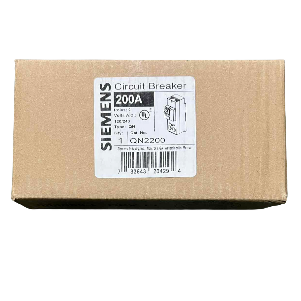Siemens QN 200 Amp Circuit Breaker