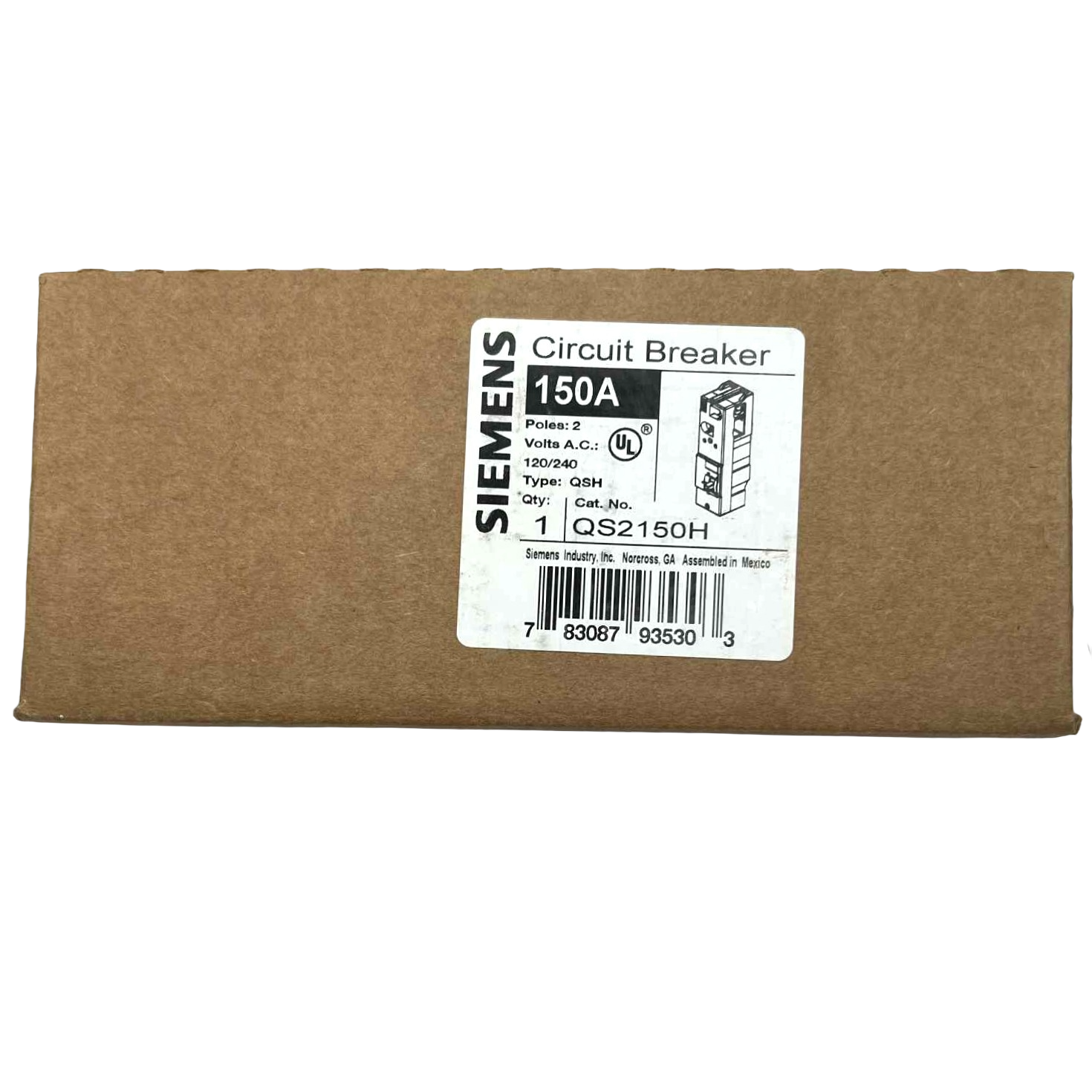 Siemens QS 2 Pole, 150 Amp, 22kA Circuit Breaker