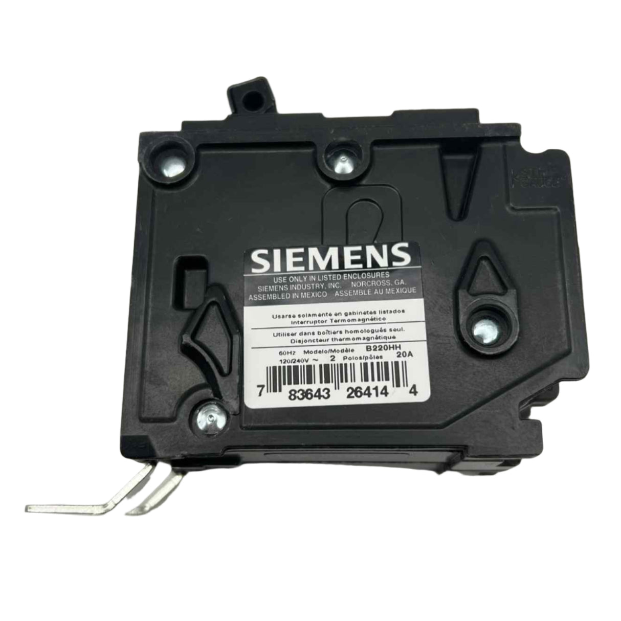 Siemens Type HBL 20 Amp, 22kA, Bolt-On Circuit Breaker
