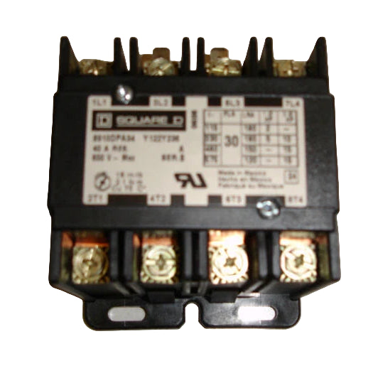 Square D 8910DP 30 Amp, 4 Pole Definite Purpose Contactor