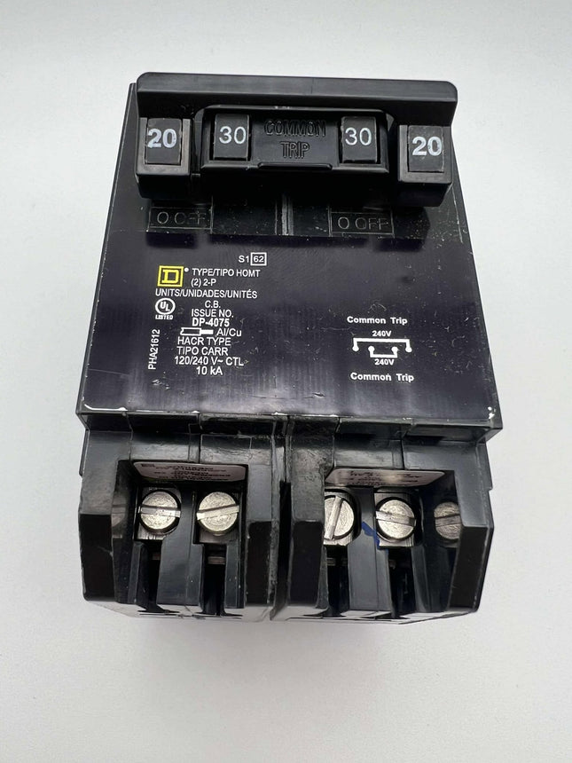 Square D HOMT220230 - 20 & 30 Amp Quad Circuit Breaker