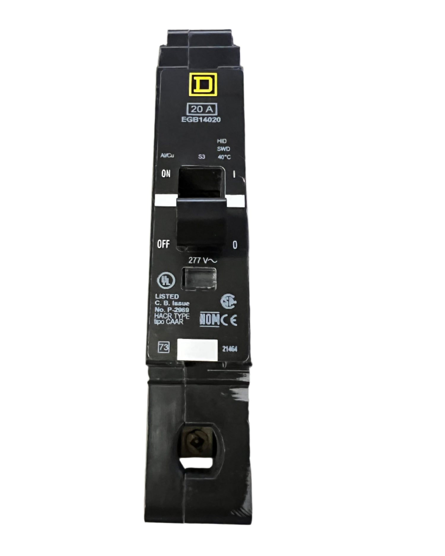 Square D EGB14020 - 20 Amp Bolt-On Circuit Breaker