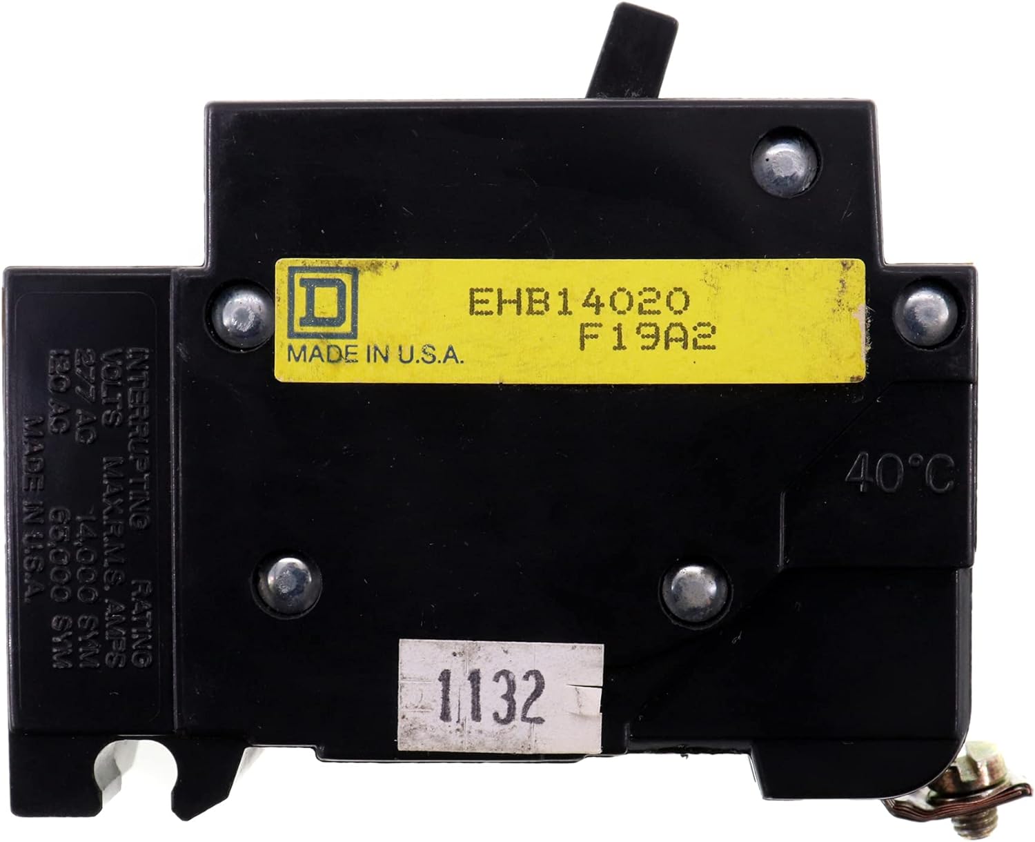 Square D EHB14020 - 20 Amp, Bolt-In Circuit Breaker
