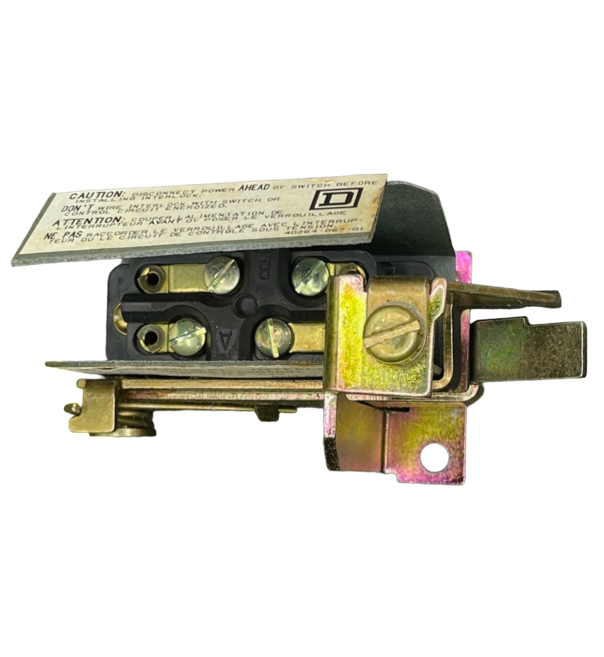 Square D Electrical Interlock Kit for 60 Amp Disconnect Switch