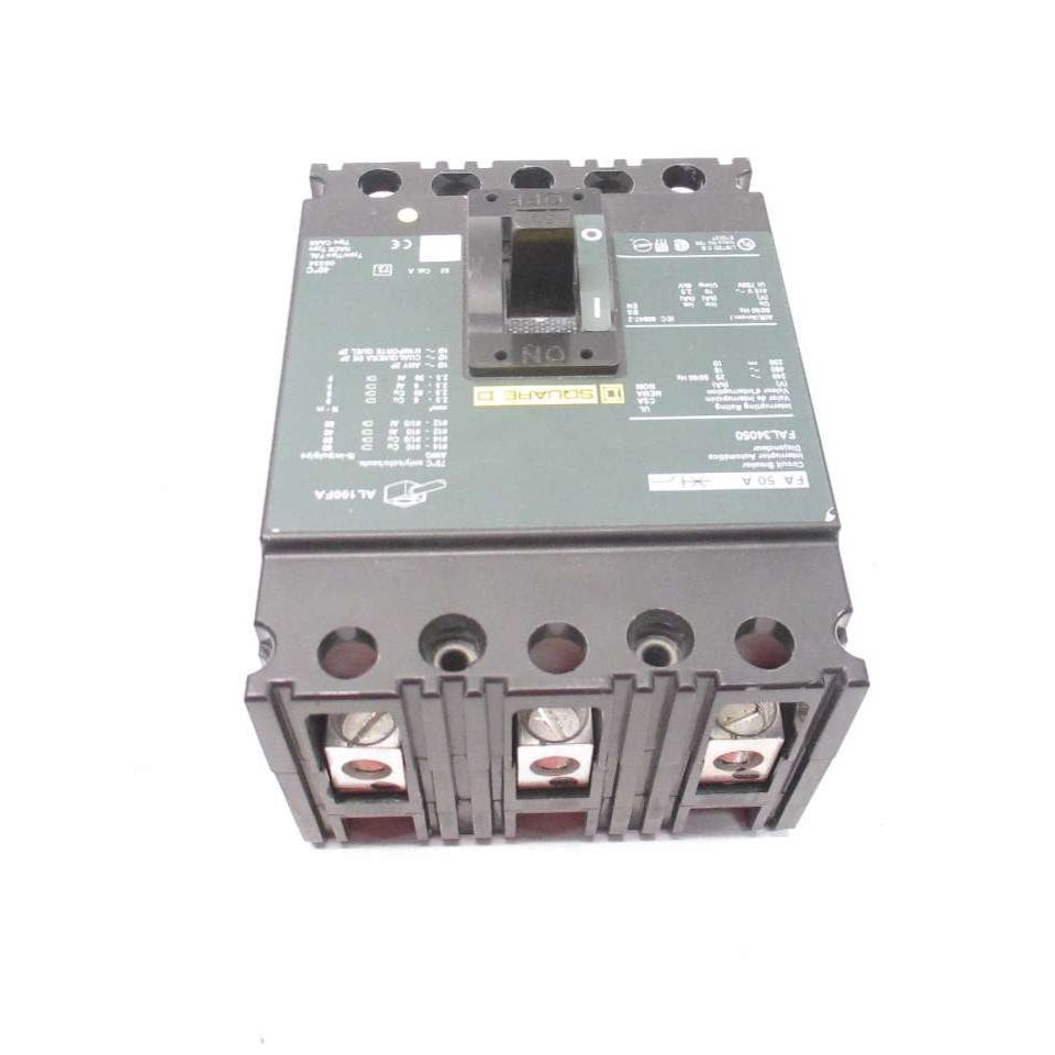 Square D FAL 3 Pole, 50 Amp Feed-Thru Circuit Breaker