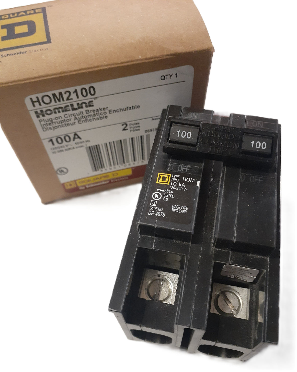 Square D HOM2100 - 100 Amp Homeline Circuit Breaker