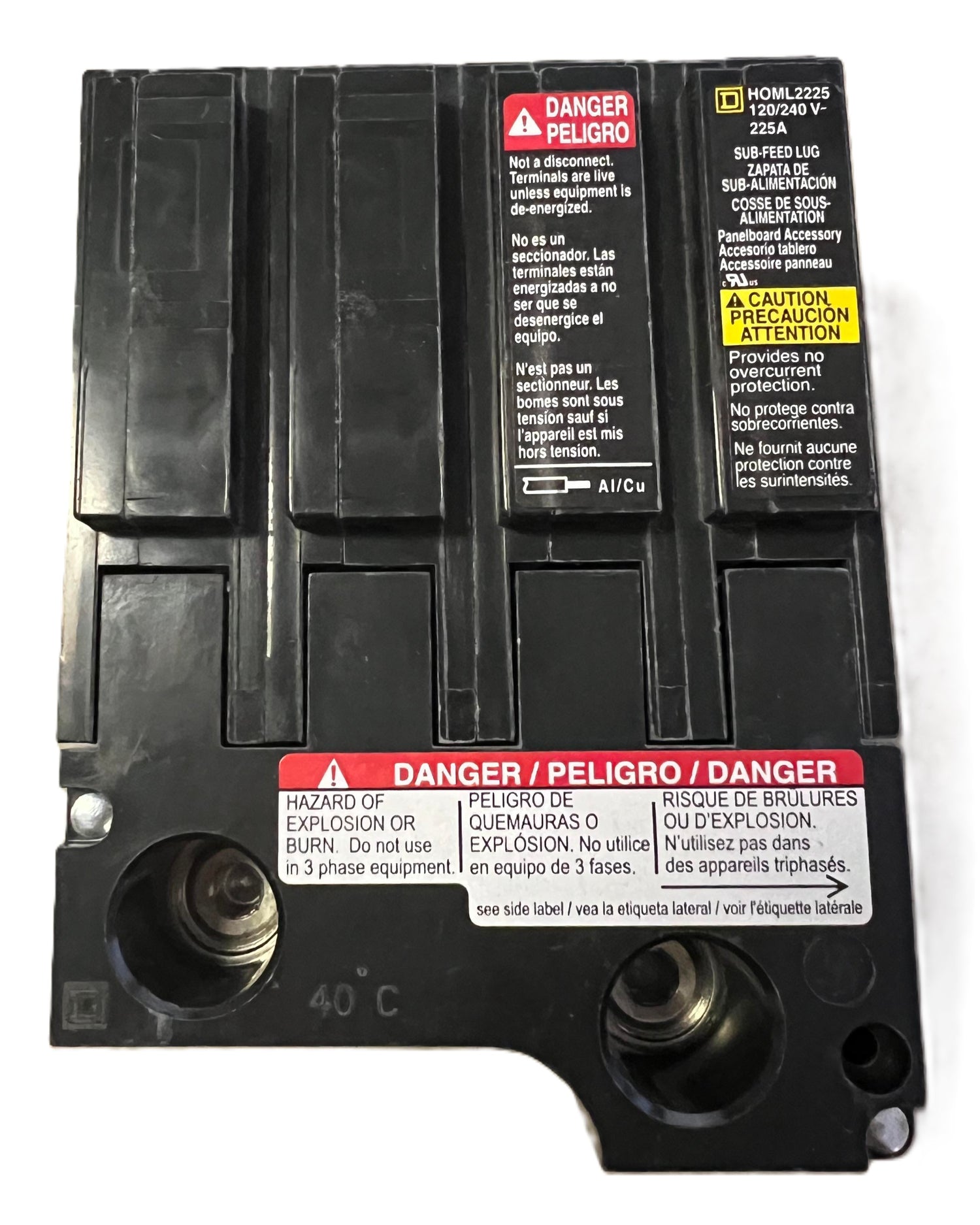 Square D HOML2225 - 225 Amp Homeline Main Lug Kit