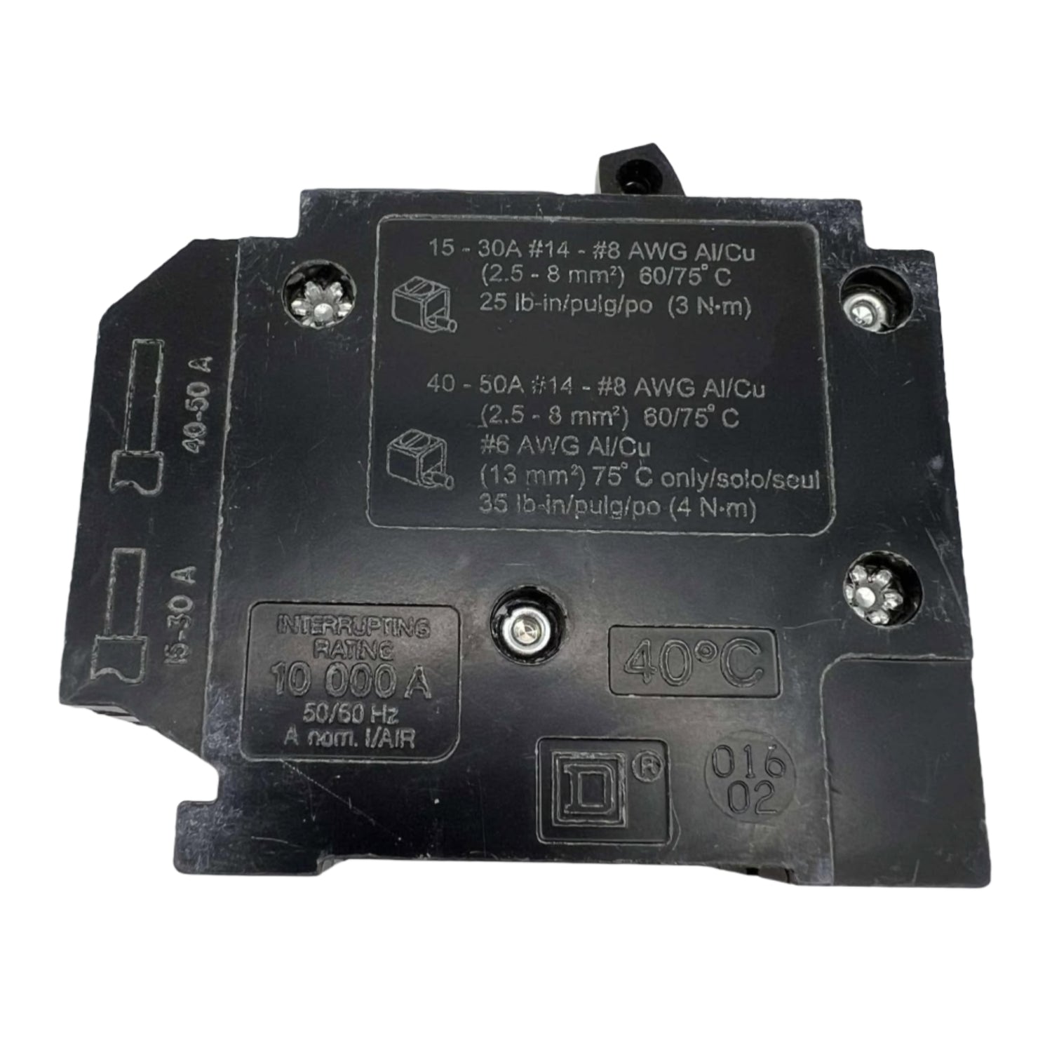 Square D HOMT1515250 Quad Tandem Circuit Breaker