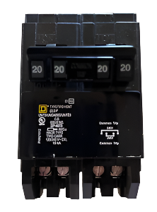 Square D HOMT220220 - 20/20 Amp Quad Circuit Breaker