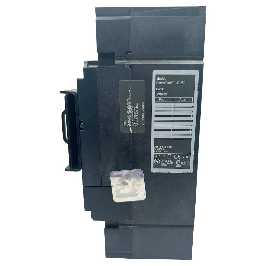 Square D JDM 3 Pole, 250 Amp PowerPact Circuit Breaker
