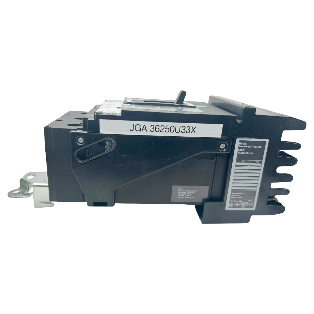 Square D JGA Micrologic 3 Pole, 250 Amp PowerPact Circuit Breaker