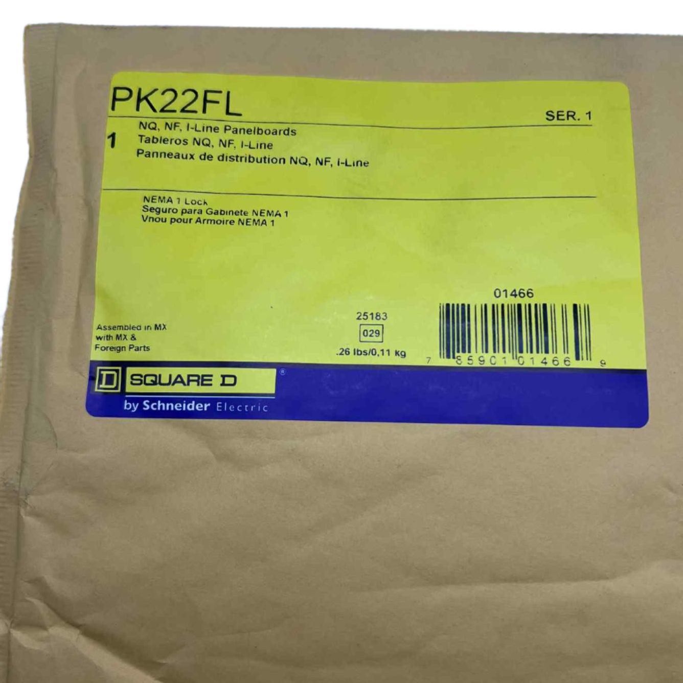 Square D NEMA 1 Lock