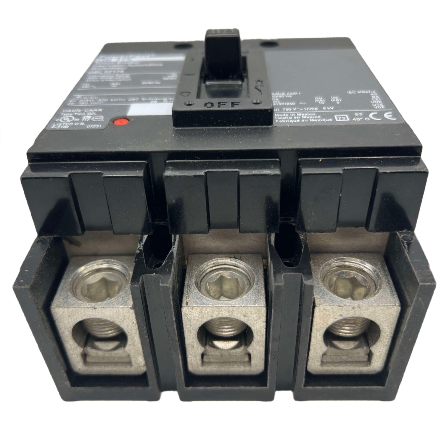 Square D QBL32175 - 175 Amp PowerPact Circuit Breaker
