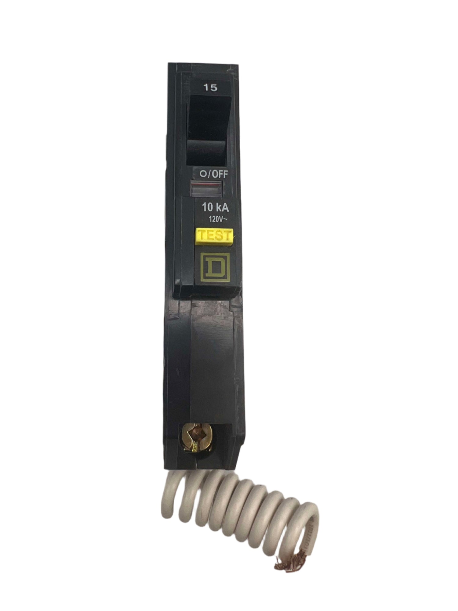 Square D QO115GFI - 15 Amp Ground Fault Circuit Breaker