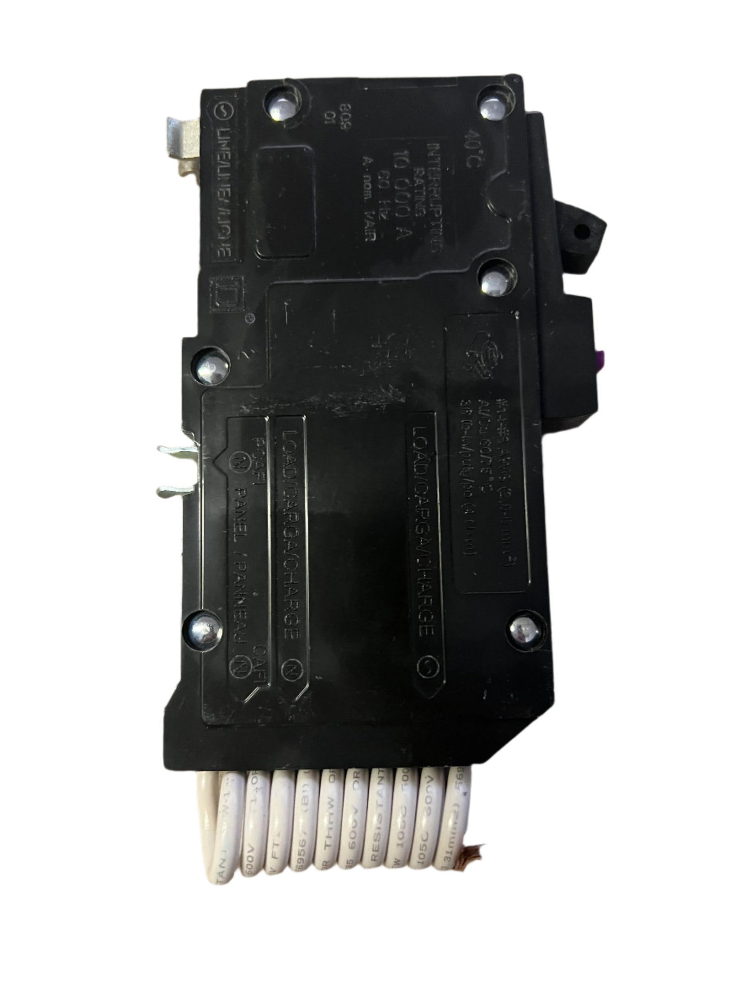 Square D QO120DF - 20 Amp Dual Function Circuit Breaker