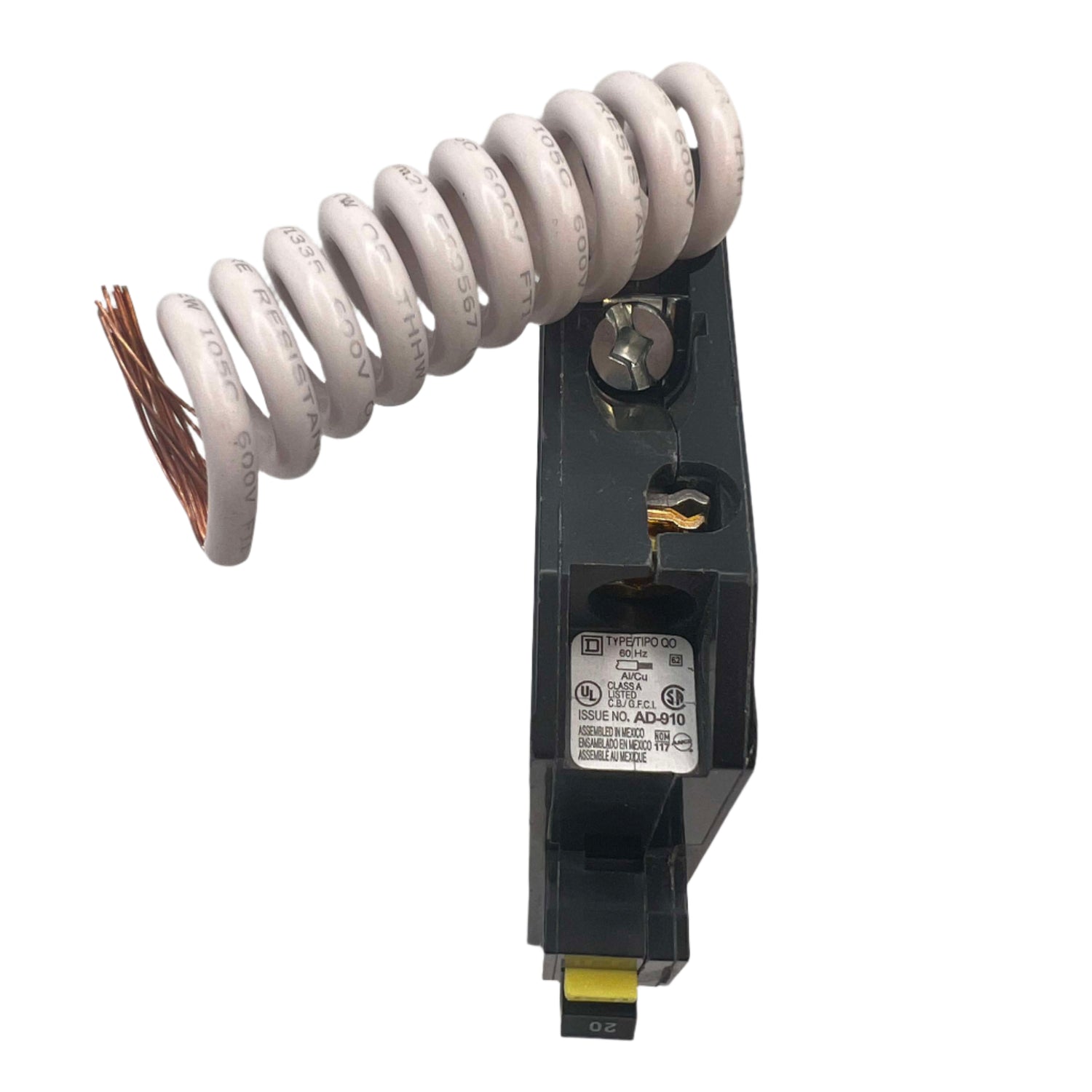 Square D QO120GFI - 20 Amp GFCI Circuit Breaker