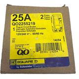 Square D QO2255219 - 25 Amp Circuit Breaker with High Amp Lugs