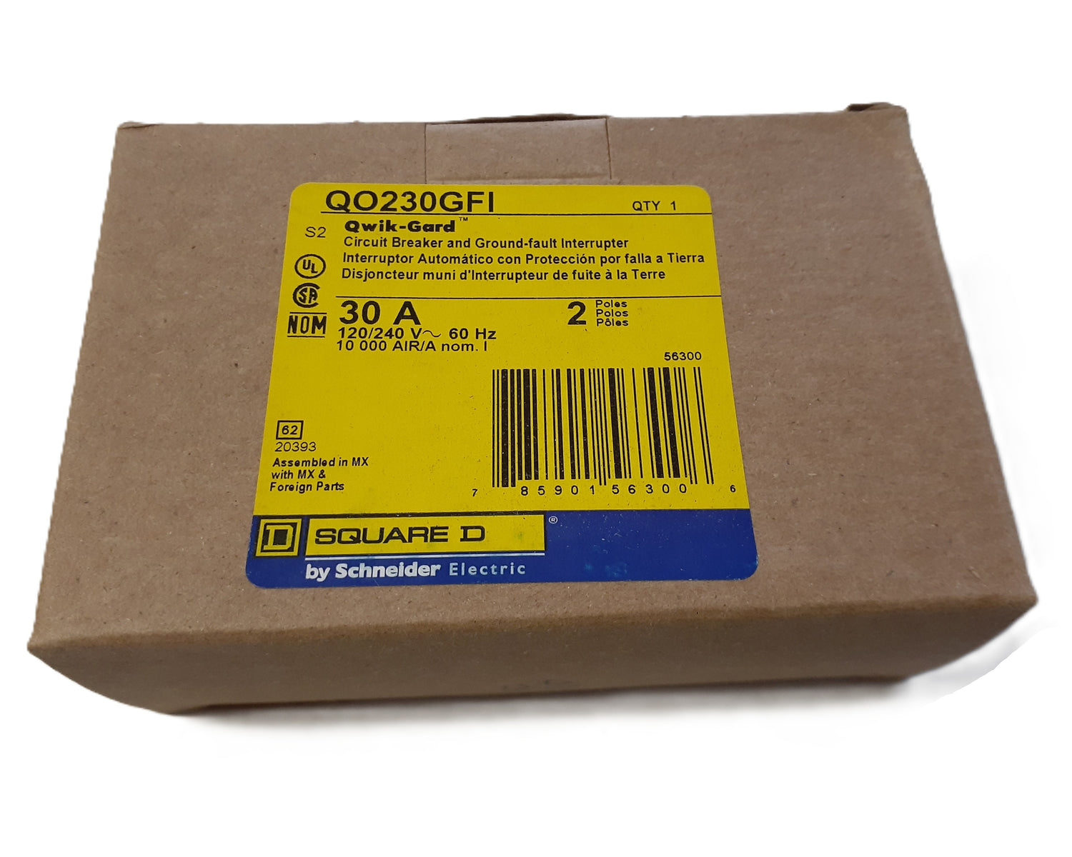 Square D QO230GFI - 30 Amp GFCI Circuit Breaker