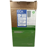 Box of Squared D electrical components with specifications on a white background