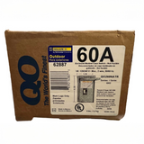 Cardboard box with electrical switch packaging featuring Square D branding.