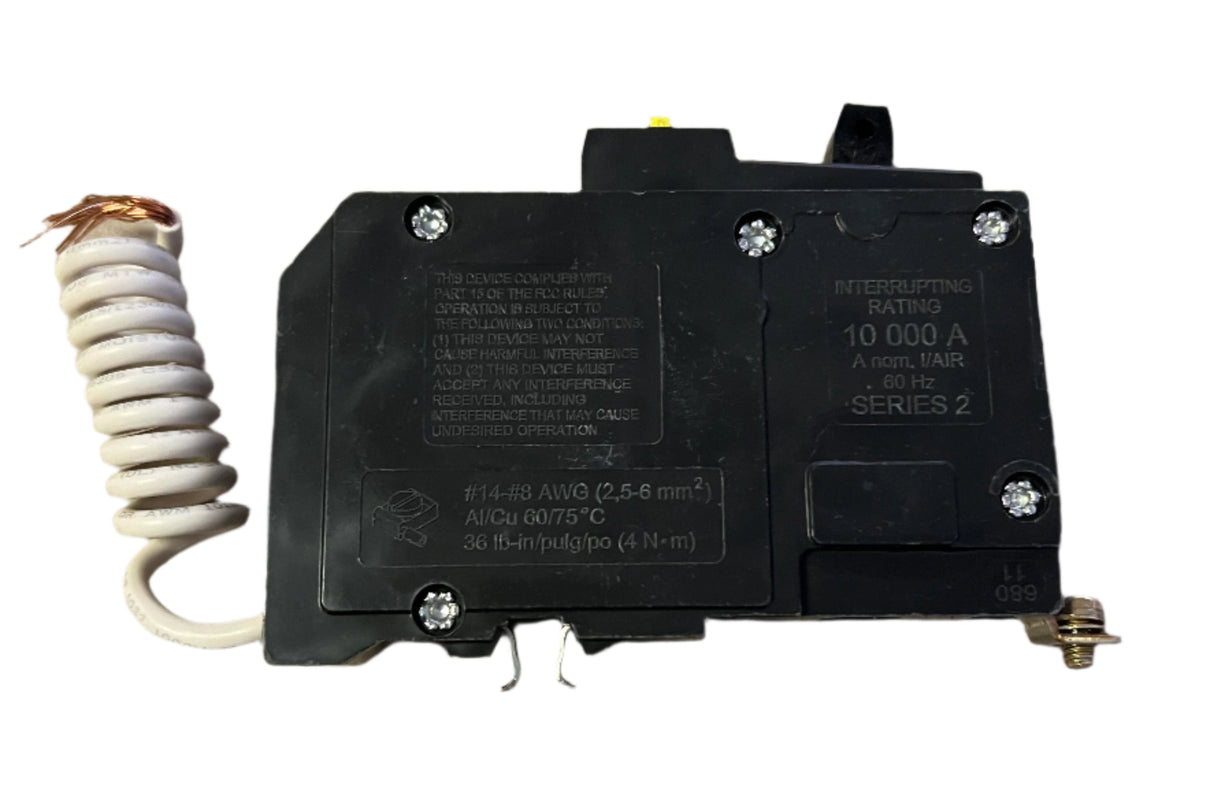 Square D QOB120GFI - 20 Amp GFCI, Bolt-On Breaker