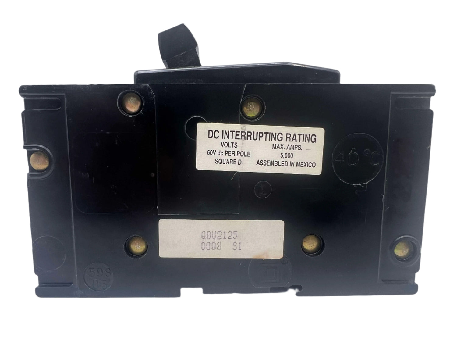 Square D QOU2125 - 125 Amp Circuit Breaker