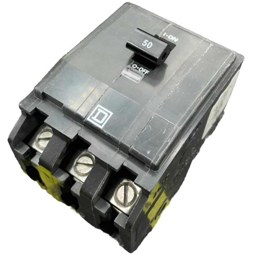 Square D QOXD 3 Pole, 50 Amp Circuit Breaker