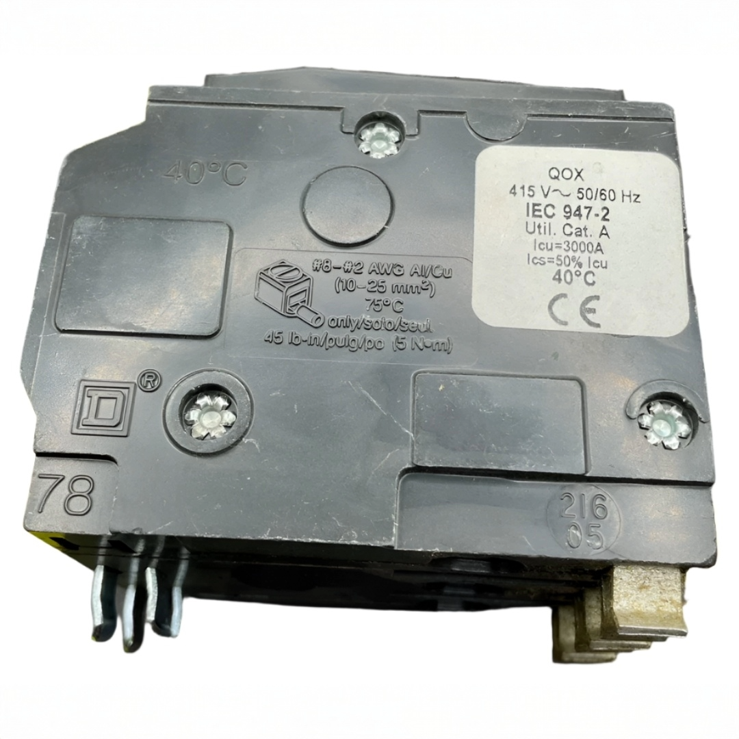 Square D QOXD 3 Pole, 50 Amp Circuit Breaker